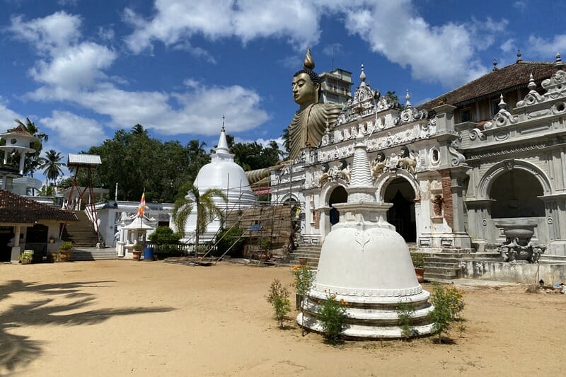 Wewurukannala Buduraja Maha Viharaya near Dickwella in Sri Lanka