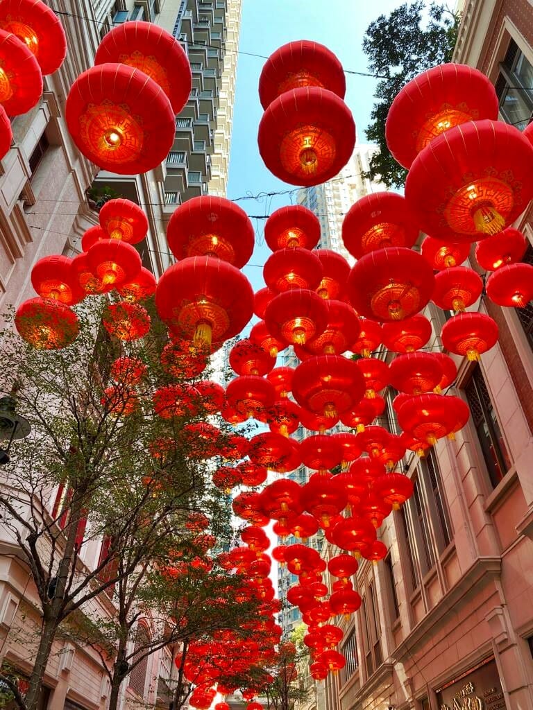 Chinese lanterns in Hong Kong