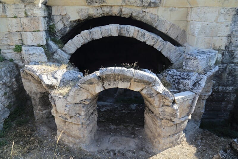 Hieropolis Ruins in Pamukkale Turkey