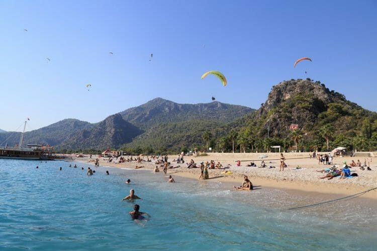 Oludeniz beach in Turkey