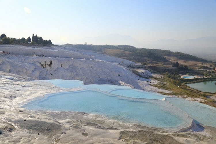 Terraced pools at Pamukkale in Turkey