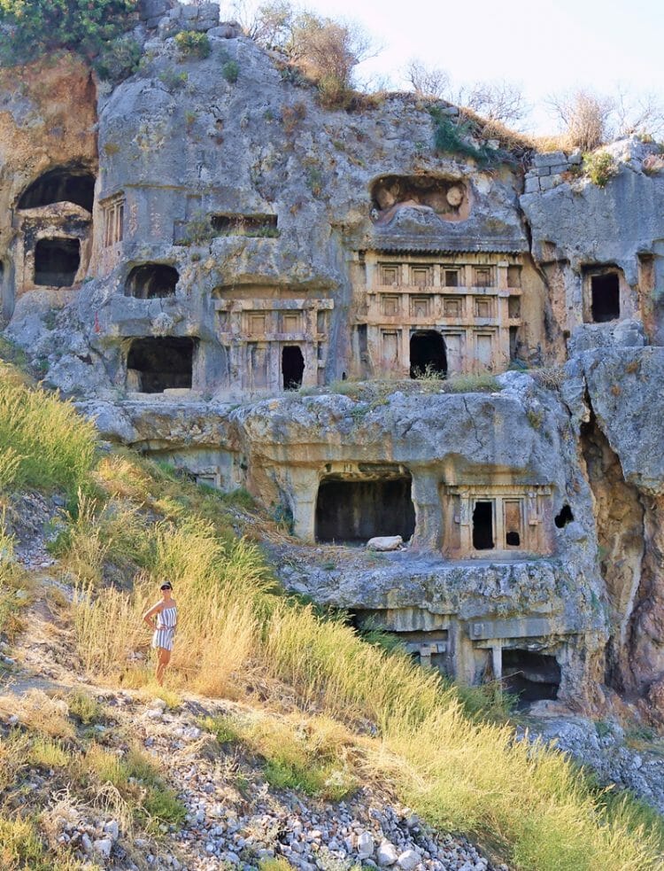Tlos Ancient City near Fethiye in Turkey
