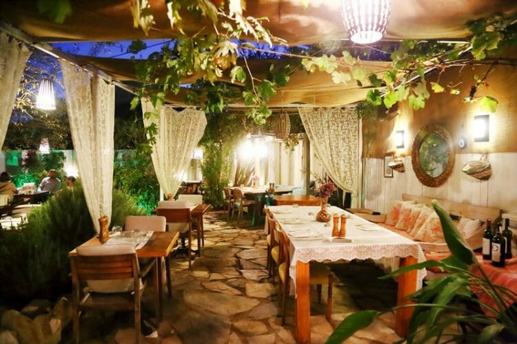 Arven restaurant in Alacati in Turkey