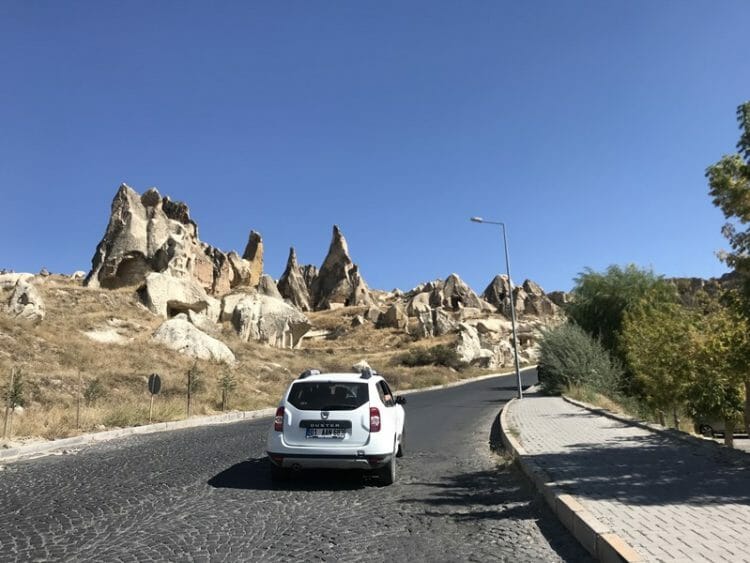 Driving in Cappadocia Turkey