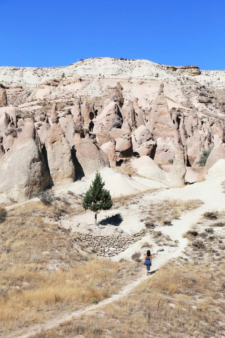 Walking through Imagination Valley in Cappadocia