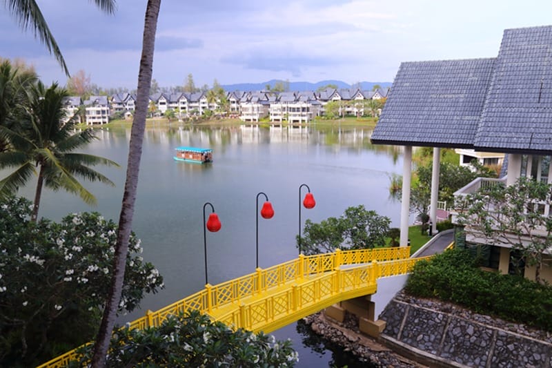 Angsana Laguna Phuket in Thailand bridge and canal