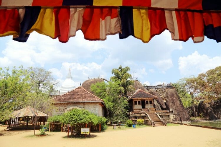 Isurumuniya Viharaya in Anuradhapura Sri Lanka