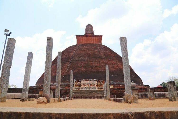 Jetavanarama in Anuradhapura Sri Lanka