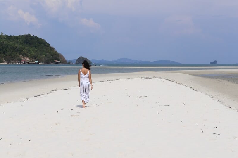 Koh Yao Yai sand bar in Thailand