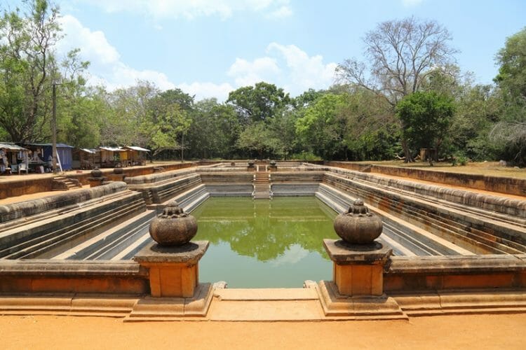 Kuttam Pokuna Twin Ponds in Anuradhapura Sri Lanka