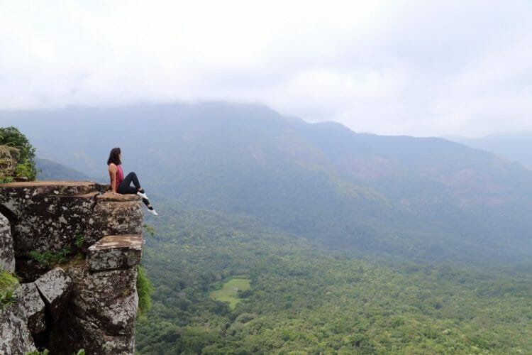 Mini Worlds End in Knuckles Mountain Range in Sri Lanka