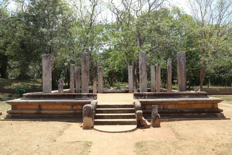 Monastic residence in Anuradhapura Sri Lanka