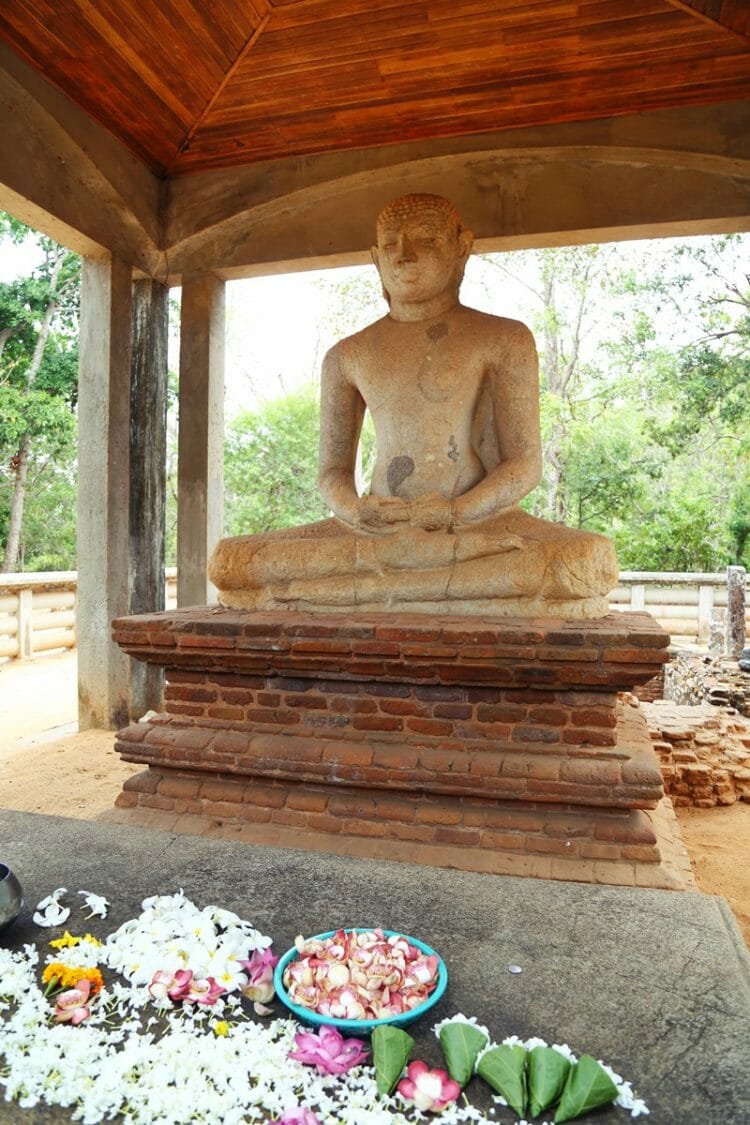 Samadhi Buddha Statue in Anuradhapura Sri Lanka