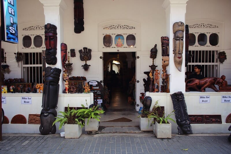 Antique shops in Galle Fort Sri Lanka
