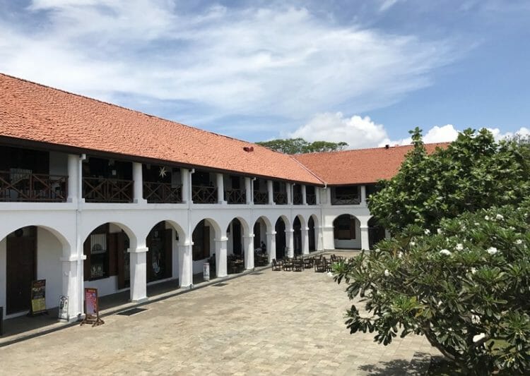 Old Dutch Hospital in Galle Fort Sri Lanka