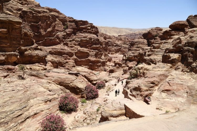 Ad Deir Trail in Petra Jordan
