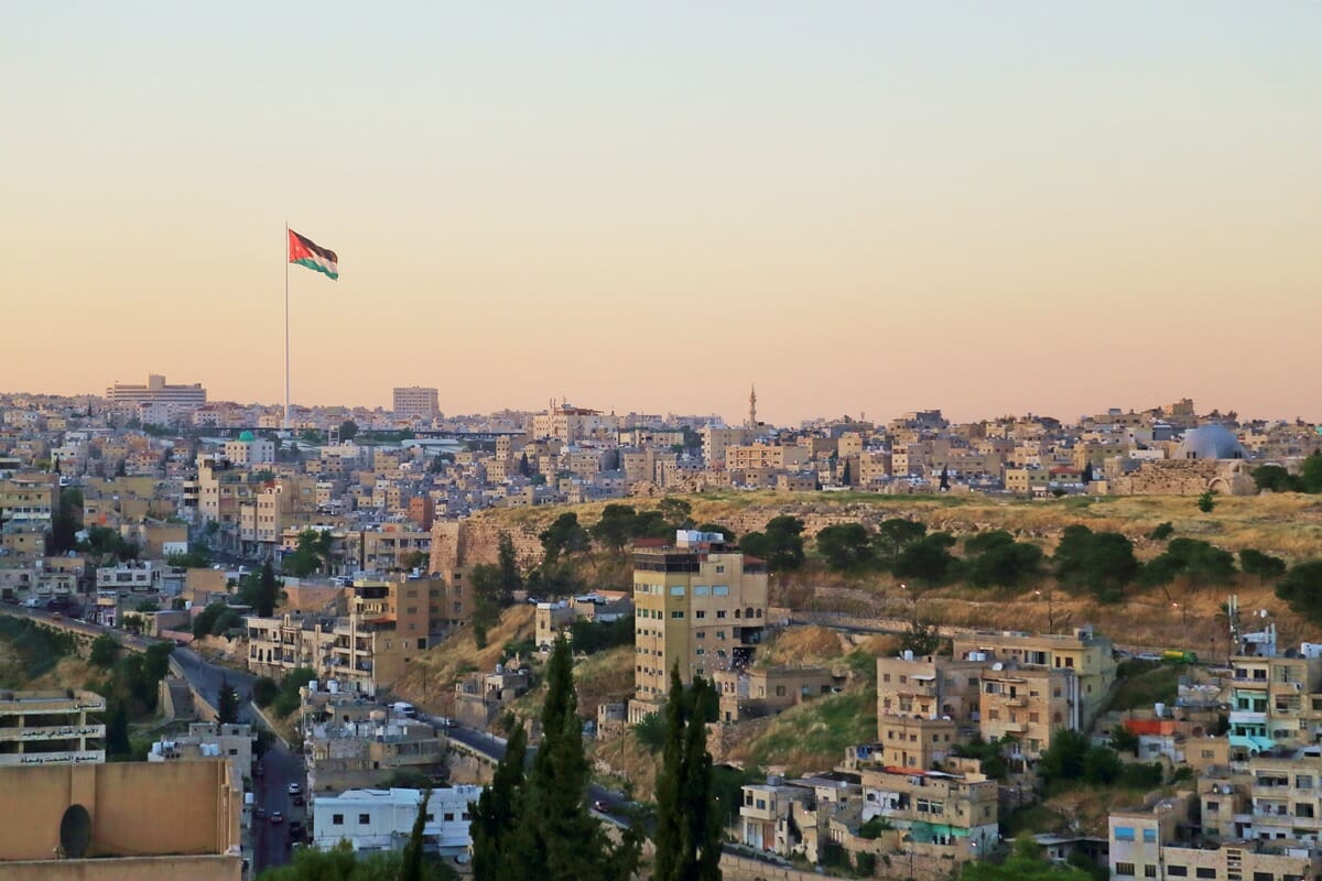 Amman city in Jordan