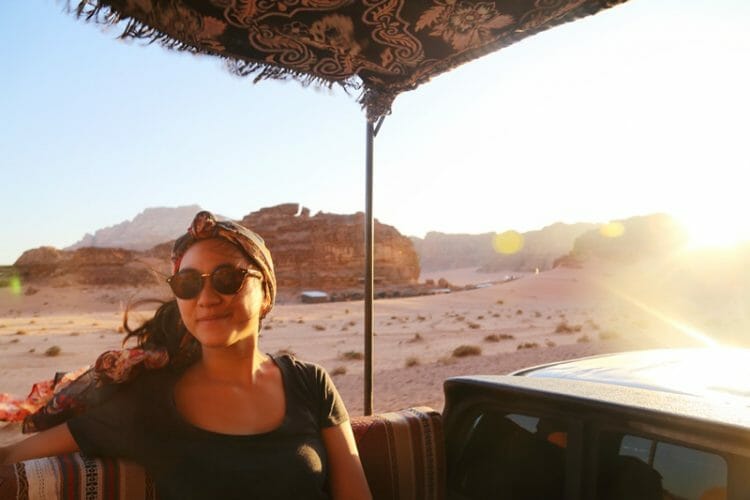 Desert jeep safari in Wadi Rum Jordan