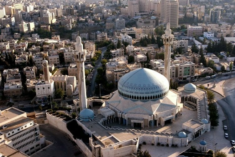 King Abdullah Mosque Amman Jordan