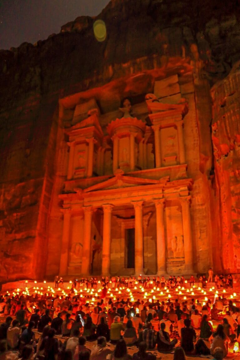 Petra By Night in Jordan