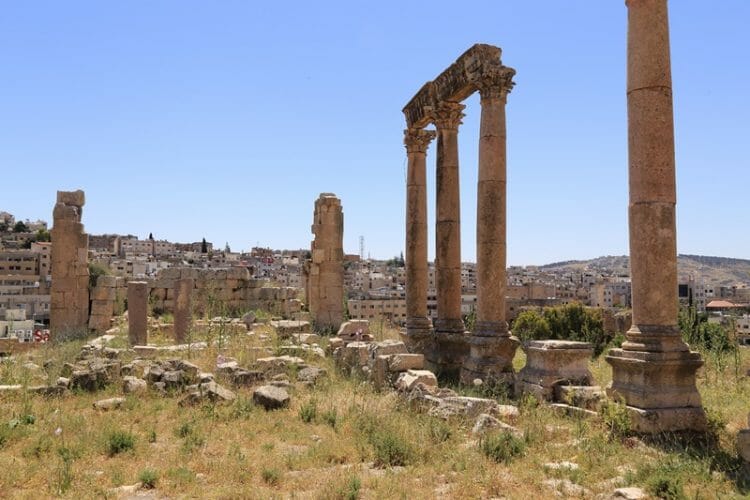 Ruins of Jerash in Jordan