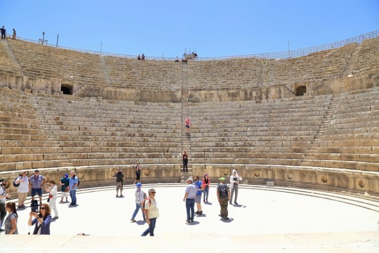 South Theatre in Jerash Jordan