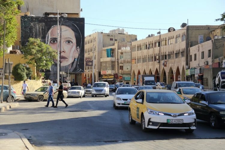 Street art in Amman Jordan