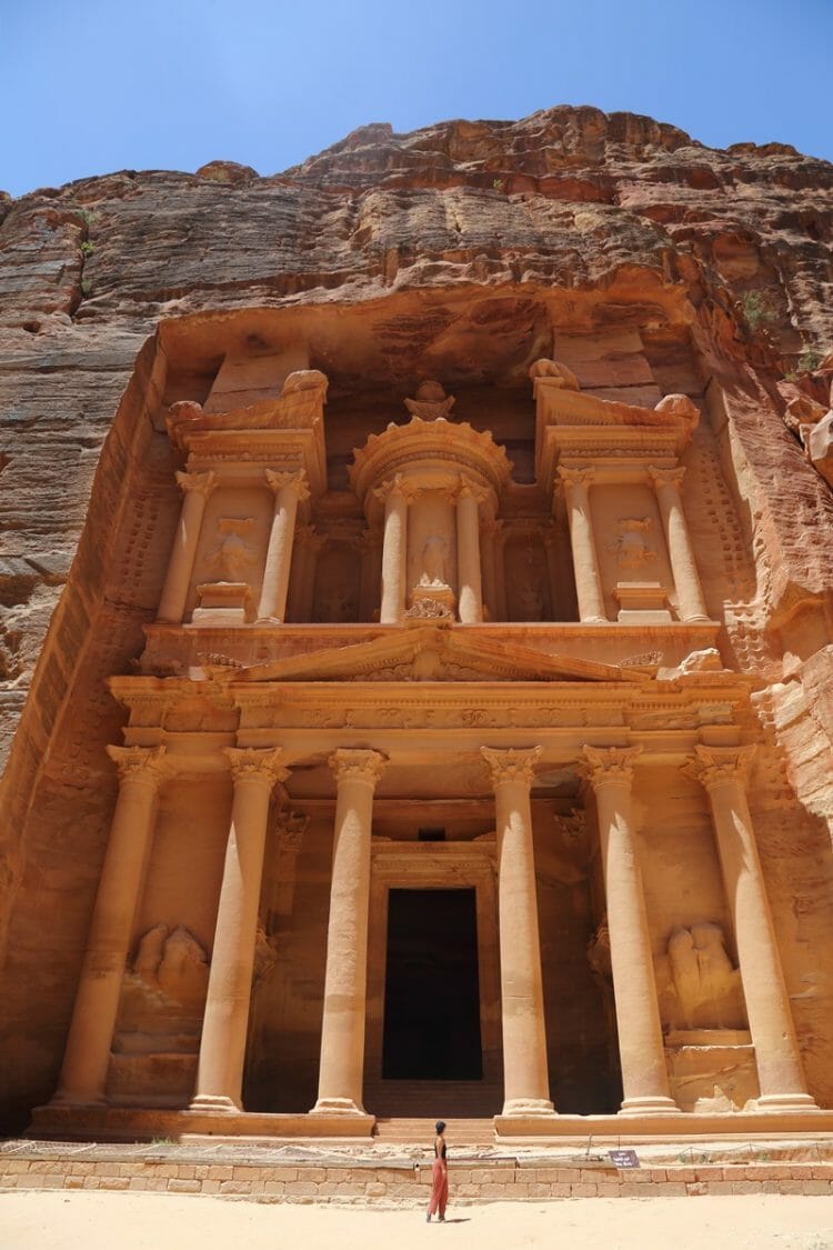 The Treasury in Petra Jordan
