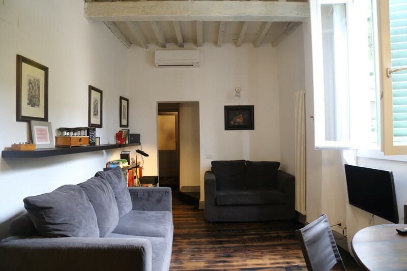 Agnolo Apartment in Florence Italy living room