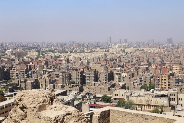 Cairo skyline in Egypt