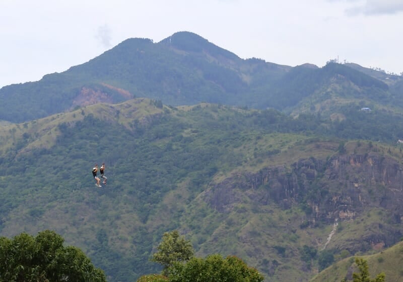 Flying Ravana Zip Line in Ella Sri Lanka