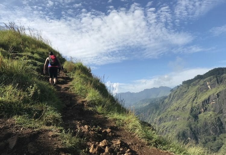 Hiking Little Adams Peak in Ella Sri Lanka