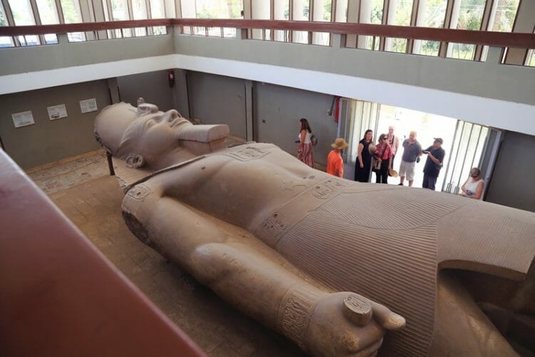 Statue of Ramses II in Memphis Cairo Egypt