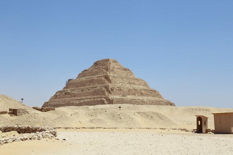 Step Pyramid in Sakkara Cairo Egypt