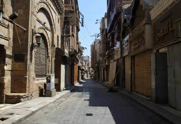 Streets of Cairo in Egypt