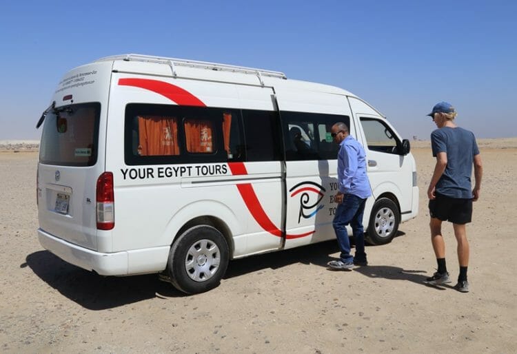 Your Egypt Tours private van in Egypt