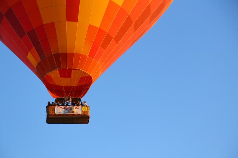 Cappadocia hot air ballooning experience in Turkey