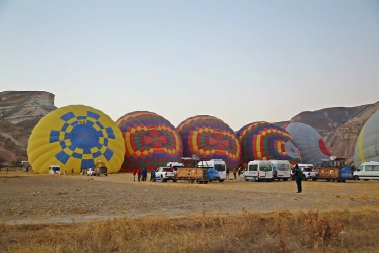 Hot air ballooning in Cappadoccia Turkey