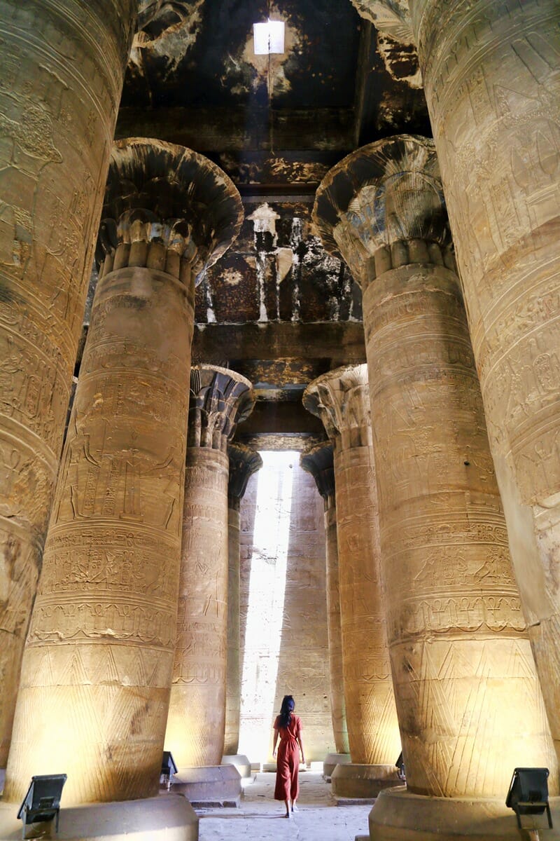 Temple of Horus in Edfu in Egypt
