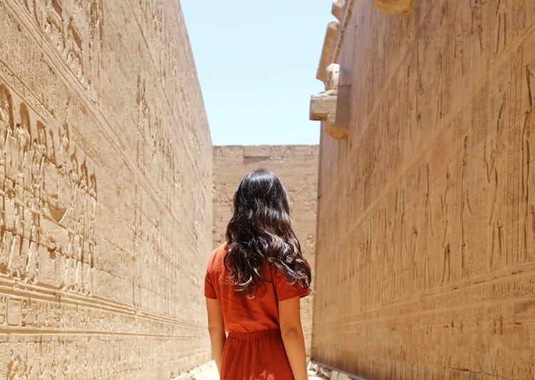 Temple of Horus in Edfu in Egypt