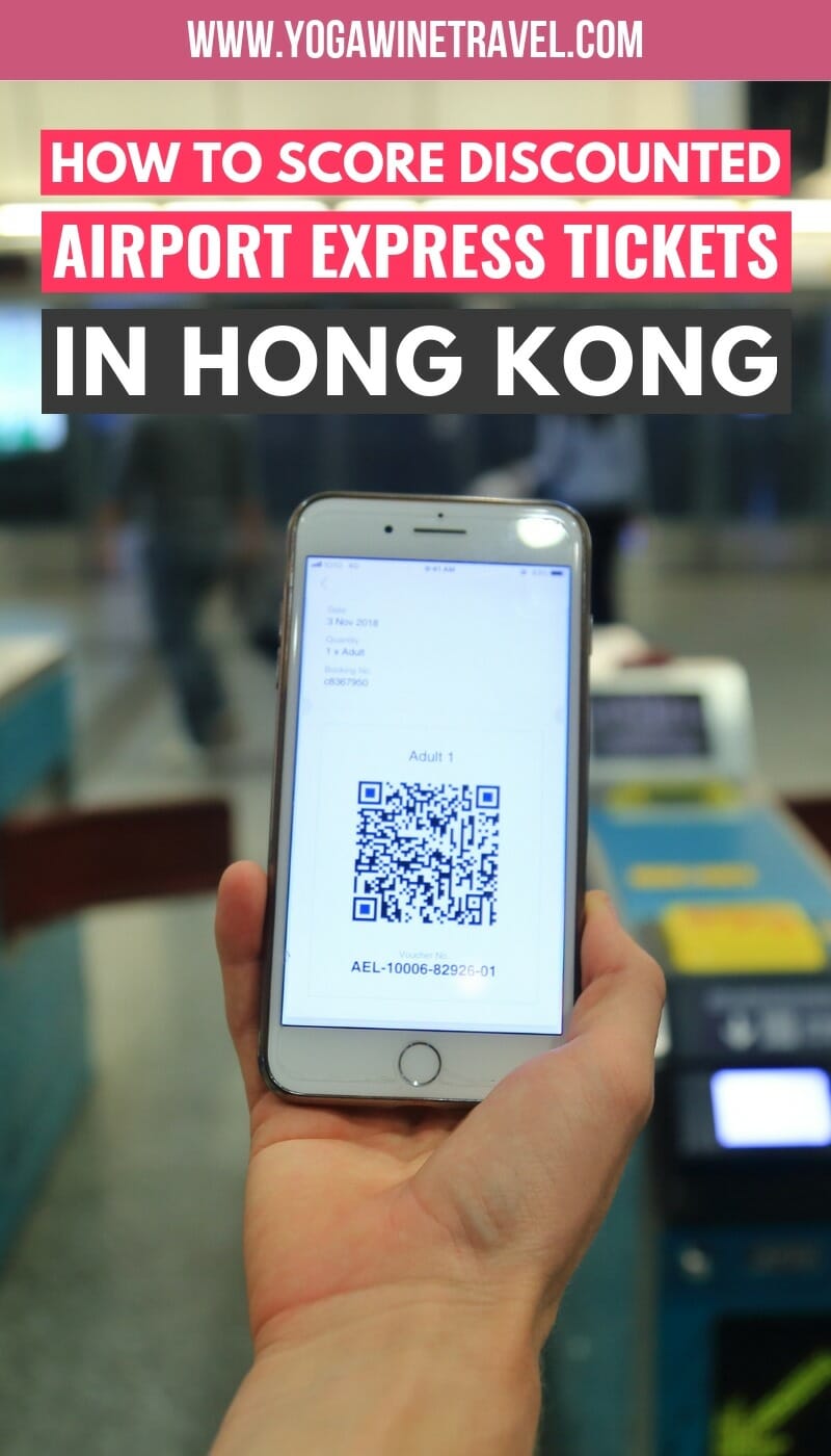 Hand holding phone with QR displayed on screen and text overlay