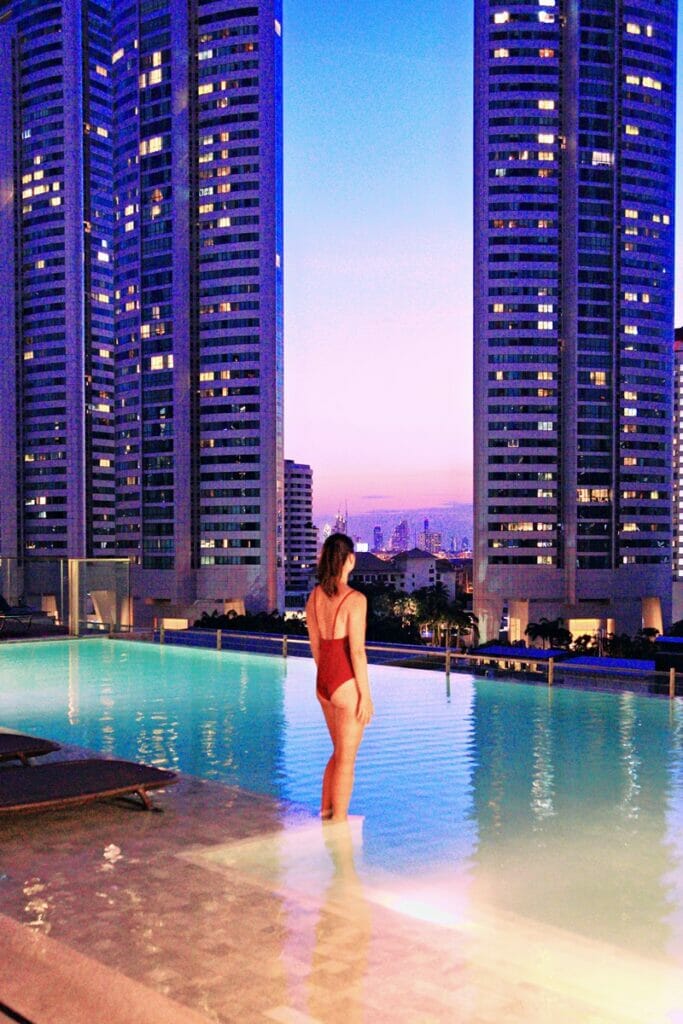 Rooftop pool at Novotel Bangkok Sukhumvit 20 in Thailand