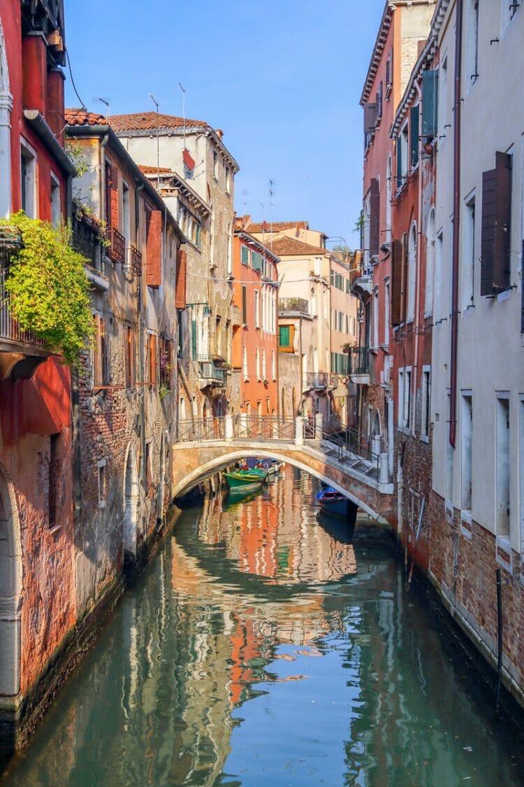 Canals in Venice Italy