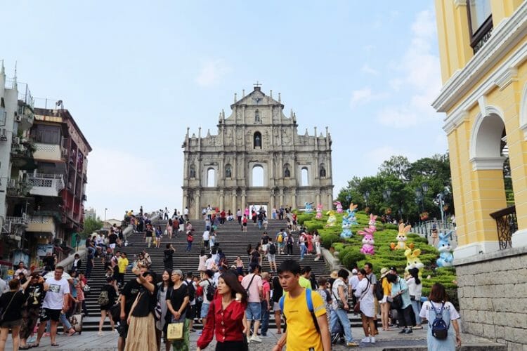 Ruins of St Pauls in Macau