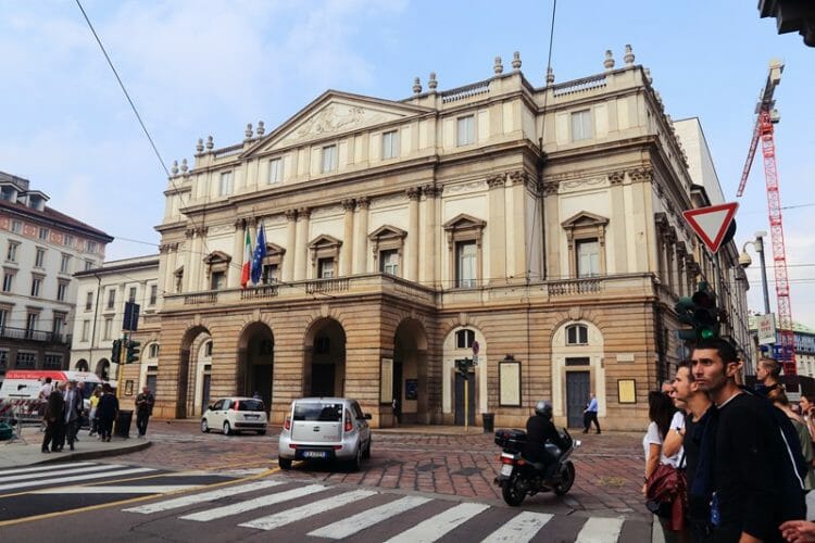 La Scala in Milan Italy