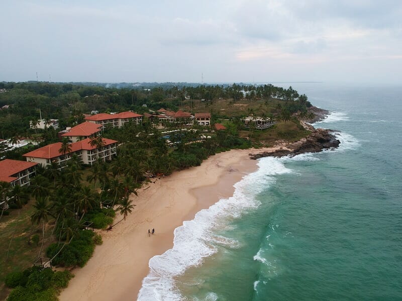 Beach at Anantara Tangalle in Sri Lanka