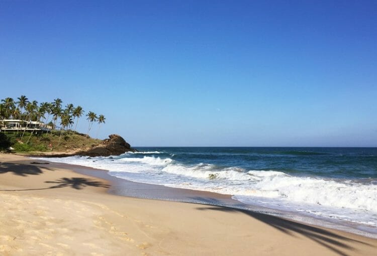 Beach in Tangalle south Sri Lanka
