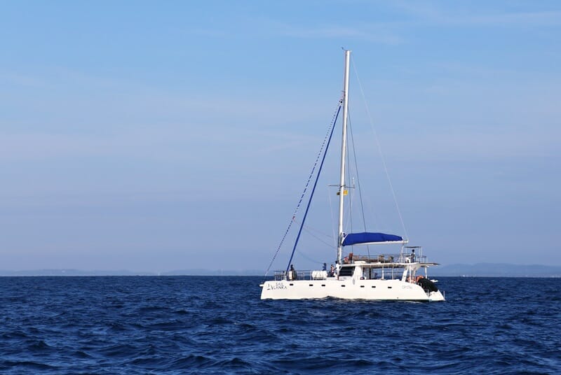 Sail Lanka luxury catamaran in Sri Lanka