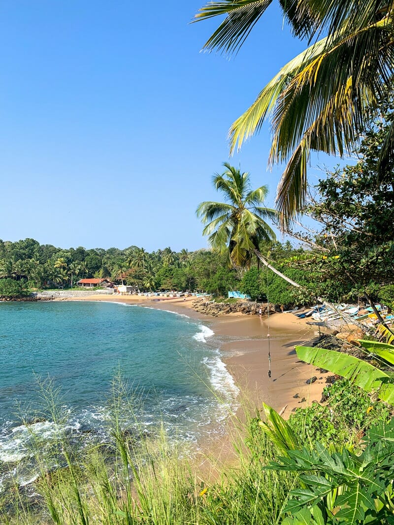 Unakuruwa Beach in south Sri Lanka
