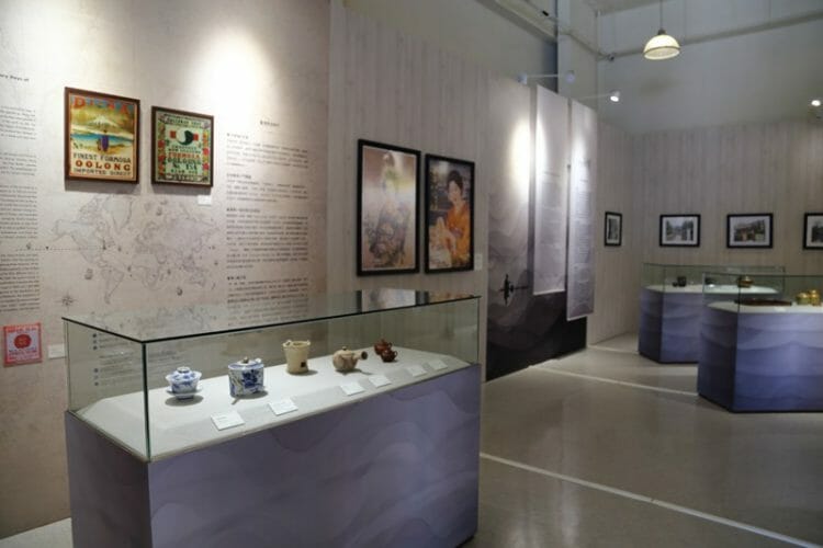 Tea museum exhibit in Pinglin Taiwan